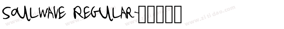 Soulwave Regular字体转换